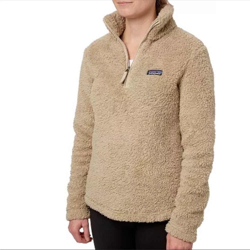 Patagonia Los Gatos Quarter Zip Pullover Khaki - Picture 2 of 16